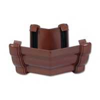 Flo Plast Ogee Gutter External Angle 135? Brown 110mm x 80mm Niagara System RAN4.BR