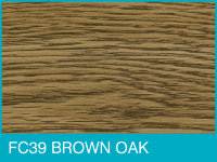 Self Adhesive Pipe Covers for Laminate Floors FC39 BROWN OAK (PK 4)
