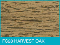 Self Adhesive Pipe Covers for Laminate Floors FC28 HARVEST OAK (PK 4)