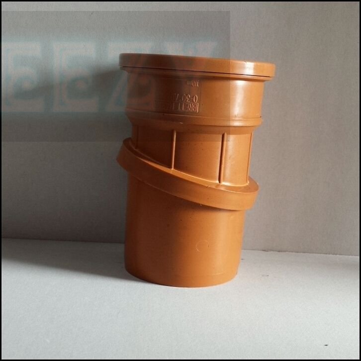 Brett Martin B5030 110mm 0-30 degree Adjustable  Single Socket Bend BROWN