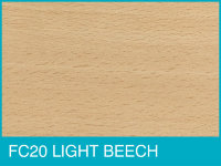 Self Adhesive Pipe Covers for Laminate Floors FC20 LIGHT BEECH (PK 4)