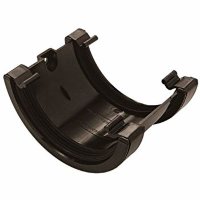 5T509 OSMA 125mm BLACK ONLY Superline Gutter Joining Bracket Union