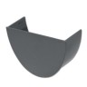 Flo Plast Hi-Cap Gutter Stop End Internal 115mm x 75mm Grey REH2.G