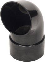 Hunter R41 Miniline 50mm Downpipe Shoe 112.5 degree (BLACK)