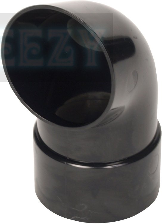 Hunter R41 Miniline 50mm Downpipe Shoe 112.5 degree (BLACK)