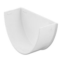 Flo Plast Hi-Cap Gutter Internal Stop End White 115mm x 75mm High Capacity System REH2.W