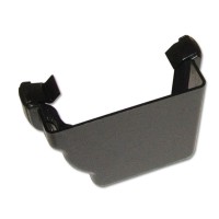 Flo Plast Ogee Gutter Stop End External Left Hand 110mm x 80mm Niagara Cast Iron Effect REN1.CI
