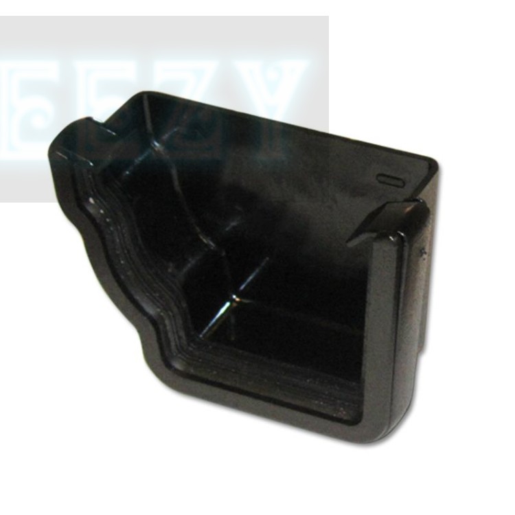 Flo Plast Ogee Gutter Stop End External Right Hand 110mm x 80mm Cast Iron Effect REN2.CI