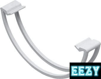 Pack Of 4 X Marley Rcc1 Clipmaster 112mm Half Round Gutter Spare Clip