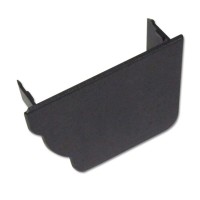 Flo Plast Ogee Gutter Stop End Internal Left Hand 110mm x 80mm Niagara Cast Iron Effect REN3.CI