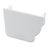 Flo Plast Ogee Gutter Stop End Internal Left Hand 110mm x 80mm White Niagara System REN3.W