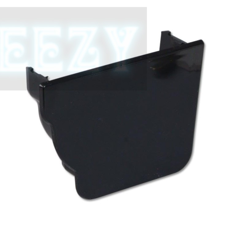 Flo Plast Ogee Gutter Stop End Internal Right Hand Black 110mm x 80mm Niagara System REN4.BL