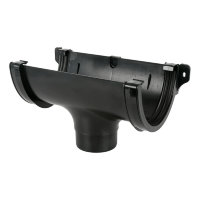 Brett Martin Running Outlet for 115 x 75mm Deepstyle Gutter Available in Black, Brown and White
