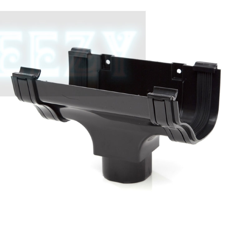 Polypipe  ROG05 OGEE Extra Capacity 130 x 70mm PVCu Running Outlet 