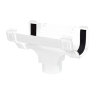 Polypipe  ROG05 OGEE Extra Capacity 130 x 70mm PVCu Running Outlet 