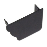 Flo Plast Ogee Gutter Stop End Internal Right Hand 110mm x 80mm Niagara Cast Iron Effect REN4.CI