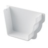 Flo Plast Ogee Gutter Stop End Internal Right Hand 110mm x 80mm Niagara System White REN4.W