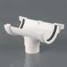 Brett Martin Running Outlet for 112mm Roundstyle half-round Gutter system WHITE
