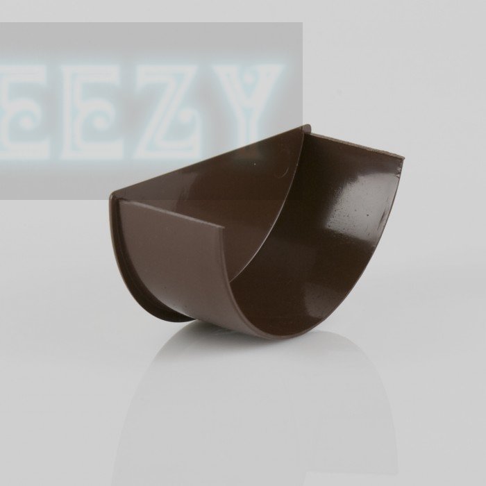 Brett Martin Internal Stopend for 112mm Roundstyle half-round Gutter system BLACK, BROWN or WHITE