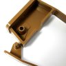 Pack of 3 x Marshall Tufflex RWSC3 Square 65mm Single Fix Down Pipe Clip Flush