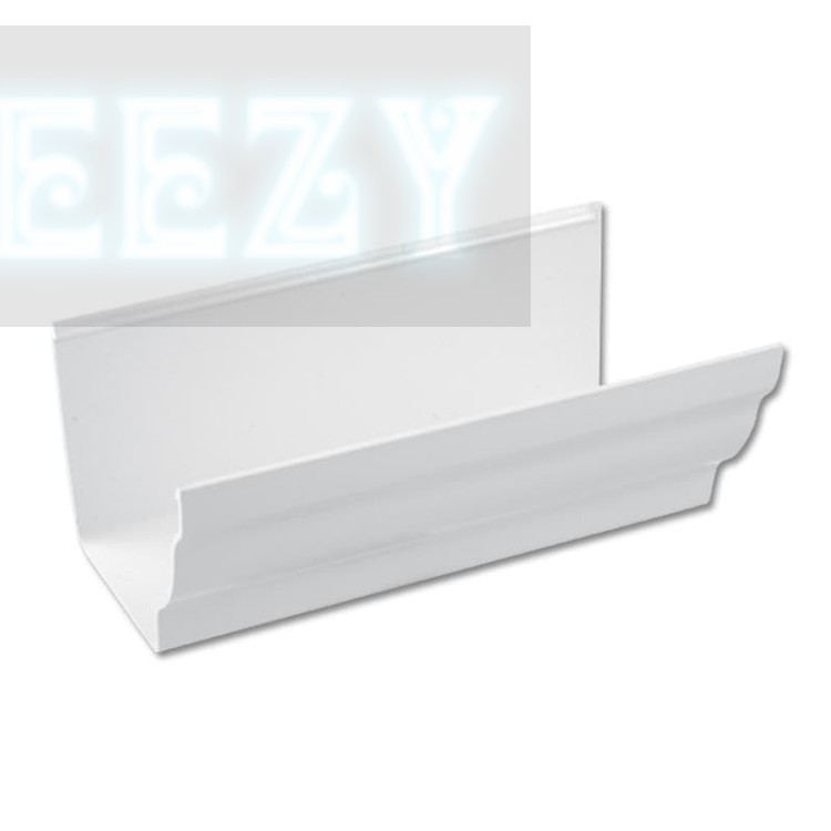 Flo Plast White Ogee Gutter 110mm x 80mm Niagara System 4m Length - RGN4.W