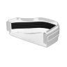 Polypipe OGEE ROG17 Extra Capacity Gutter External Stopend (Right) BLACK 130 x 70mm