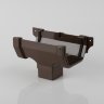 Brett Martin Running Outlet for 114mm Squarestyle Gutter BLACK, BROWN or WHITE