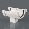 Brett Martin Running Outlet for 114mm Squarestyle Gutter BLACK, BROWN or WHITE