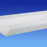 OSMA 100MM SQUARE GUTTER - 4 METRE