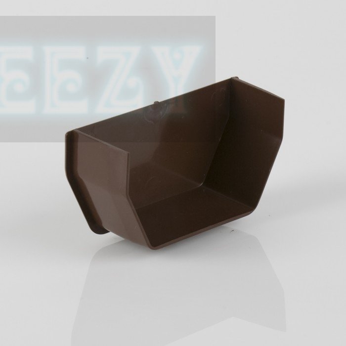 Brett Martin Internal Stopend for 114mm Squarestyle Gutter BLACK, BROWN or WHITE