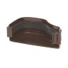 Polypipe OGEE ROG07 Extra Capacity Gutter External Stopend (Left) BLACK 130 x 70mm
