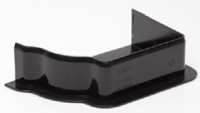 Polypipe Sovereign Internal Stop End LEFT Hand RH708b BLACK 117x75 High Capacity OGEE system