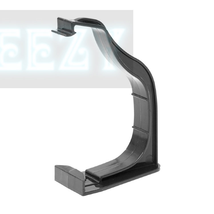 Pack of 3 x Polypipe OGEE ROG09 Extra Capacity Gutter Fascia Bracket BLACK for 130 x 70mm system