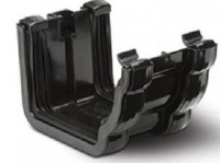 Polypipe Sovereign Union Bracket / Joiner / Joint RH702B BLACK