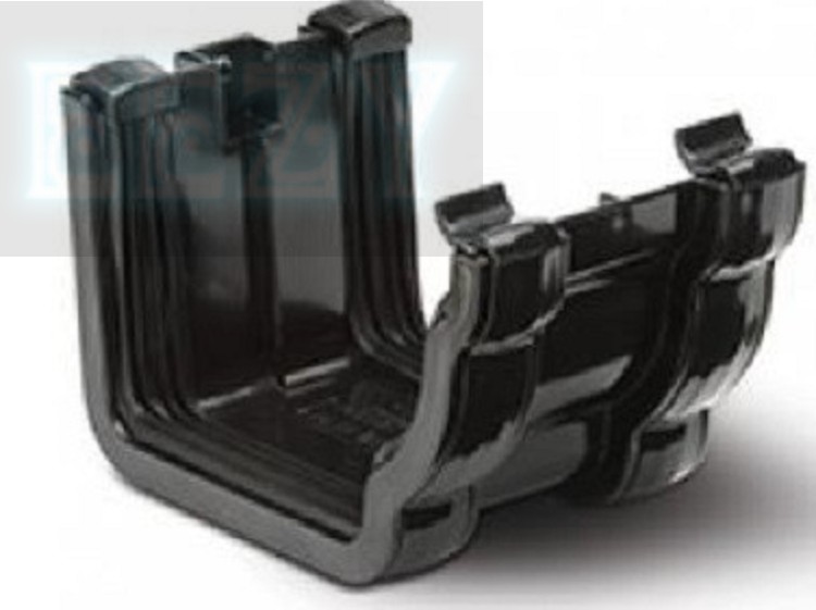 Polypipe Sovereign Union Bracket / Joiner / Joint RH702B BLACK
