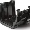 Polypipe Sovereign Union Bracket / Joiner / Joint RH702B BLACK