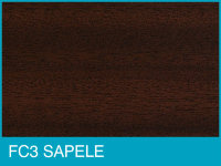 Self Adhesive Pipe Covers for Laminate Floors FC3 SAPELE (PK 4)