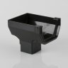Brett Martin Stopend Outlet for 114mm Squarestyle Gutter BLACK, BROWN or WHITE