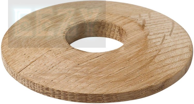 Pack of 4 X Solid Oak Pipe Covers for Medium Oak Flooring