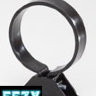 Pack of 2 x Polypipe RR152 68mm Round Pipe Clips Complete inc Backplates