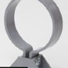 Pack of 2 x Polypipe RR152 68mm Round Pipe Clips Complete inc Backplates