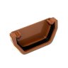 Marshall Tufflex Squareline Gutter 114mm External Stop End RWSE1