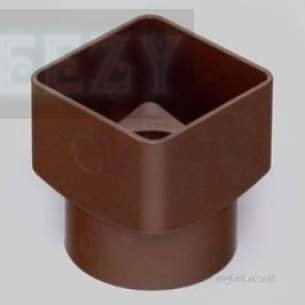 Marley RLE2 65mm Square to 68mm Round Drain Adaptor
