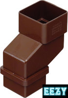 Marley RNE1 65mm Square Offset Bend: Socket/Spigot 50mm