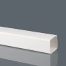 Brett Martin 4 Metre (2 x 2 Metre) x 65mm Square Downpipe BLACK, BROWN or WHITE