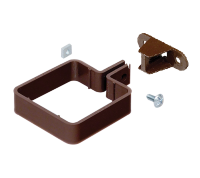 Marley RCE2+RCB300 65mm Square Downpipe Clip & Backplate (including nut & bolt)