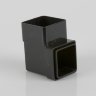 Brett Martin 92.5 (87.5) degree Downpipe Bend for 65mm square downpipe system BLACK, BROWN or WHITE