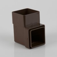 Brett Martin 92.5 (87.5) degree Downpipe Bend for 65mm square downpipe system BLACK, BROWN or WHITE