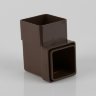 Brett Martin 92.5 (87.5) degree Downpipe Bend for 65mm square downpipe system BLACK, BROWN or WHITE