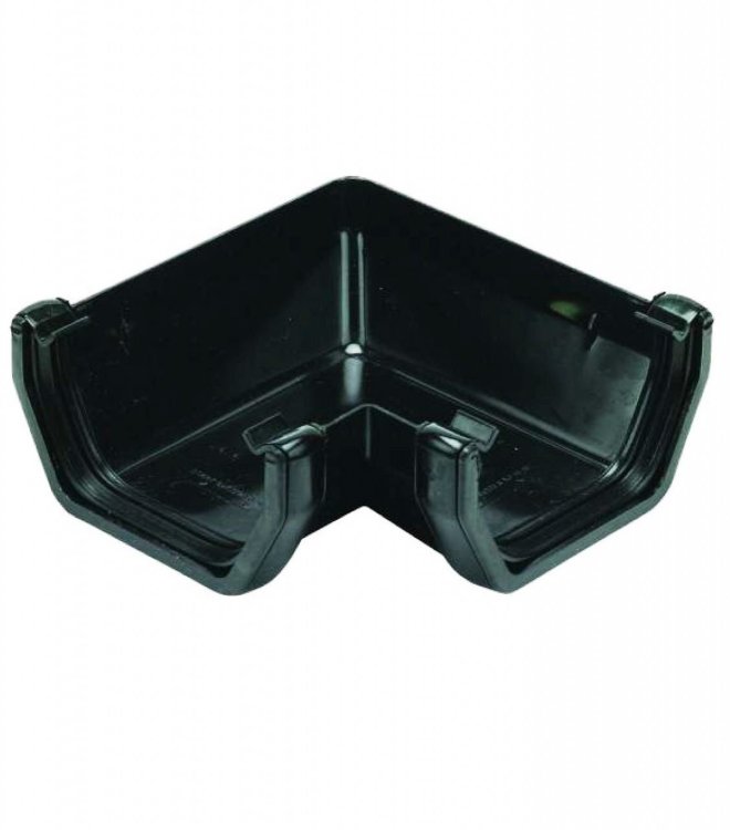 Floplast Square Line RAS1 90° Gutter Angle 114mm